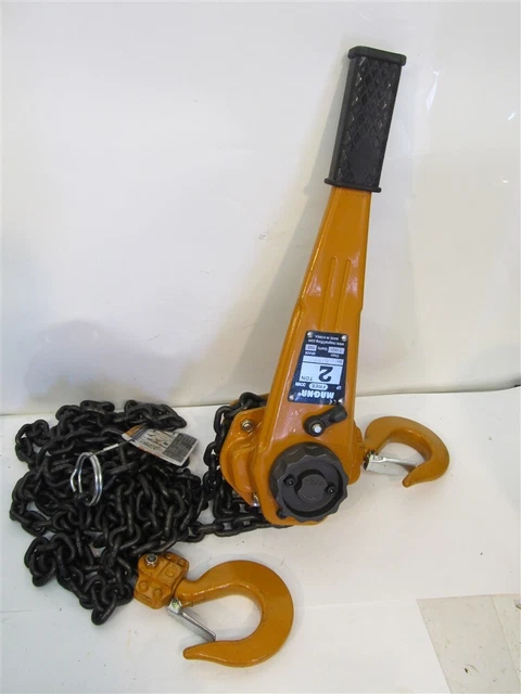 Magna LH20020, 2 Ton Lever Chain Hoist, 20' Lift