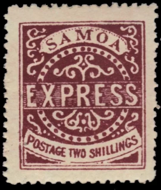 SAMOA 7R - Samoan Express "Reprint Type IV" (pb45101)