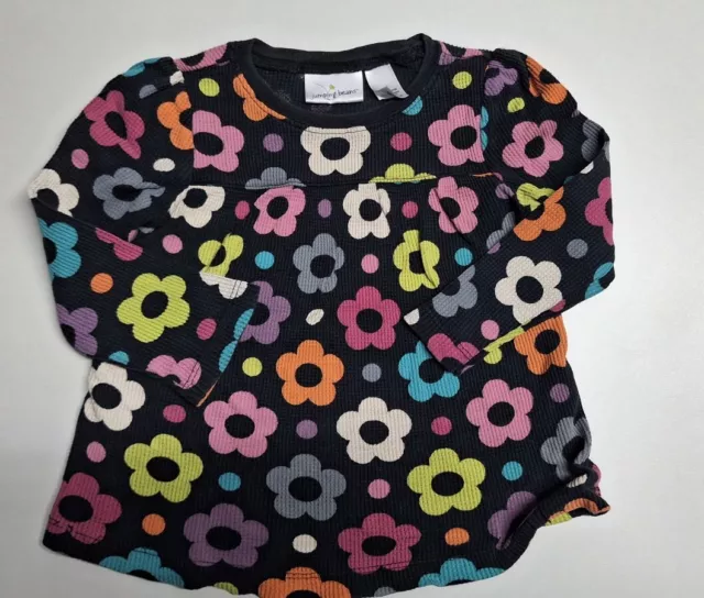 Jumping Beans Mädchen Blumen Pullover Gr. 98 Gut