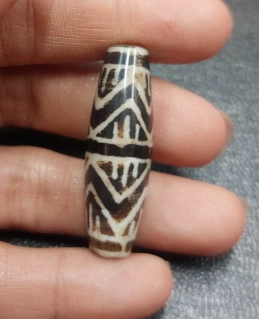 Extraordinary Gorgeous! Original Ancient Pyramid Pumtek Burmese Pyu/Tircul Bead