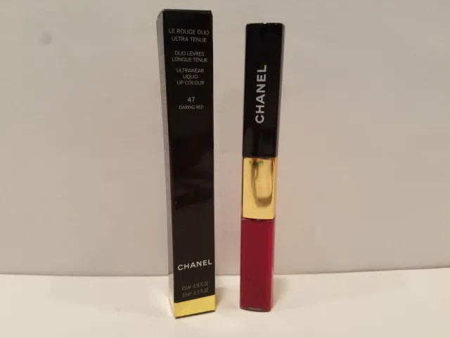 Chanel Le Rouge Duo Ultra Tenue Liquid Lipstick - #176 Burning Red - NIB