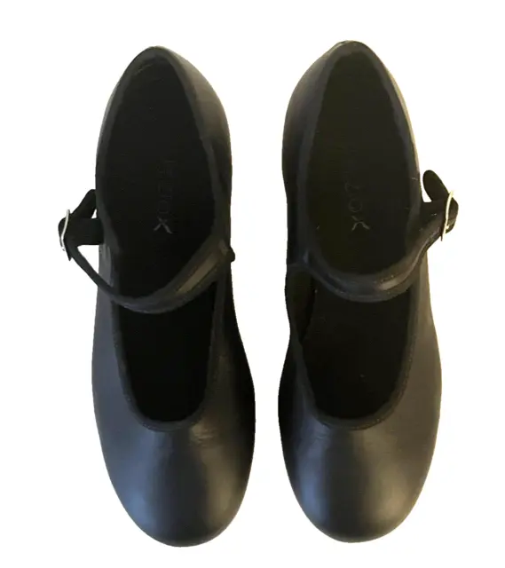 Capezio 3800 Black Matte Leather Dance Tap Mary Jane Shoes Women's Size 6 6M