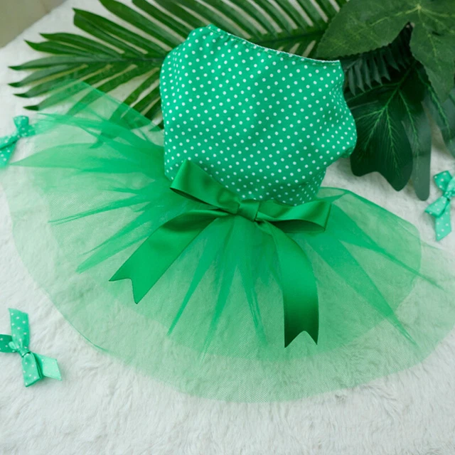 Cani Abito Pizzo Bowknot Gatto Cane Matrimonio Vestiti per Pet Gonna Tutù Esta -