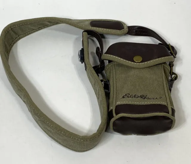 Eddie Bauer Compact Binoculars Case ONLY With Thermometer ￼And Compass ￼