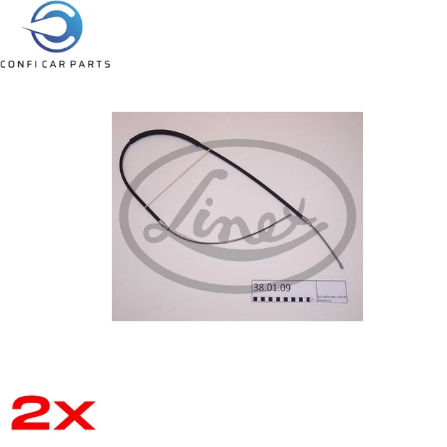 Handbremsseil Bremsseil Paar Hinten Linex 380109 2Pcs P Neu Oe Qualit�T