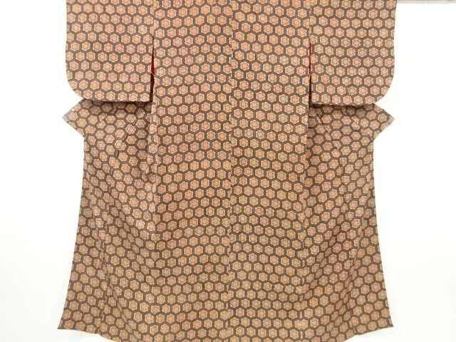 6647014: Japanese Kimono / Antique Kimono / Taisho Roman Style / Kinsha / Kikko