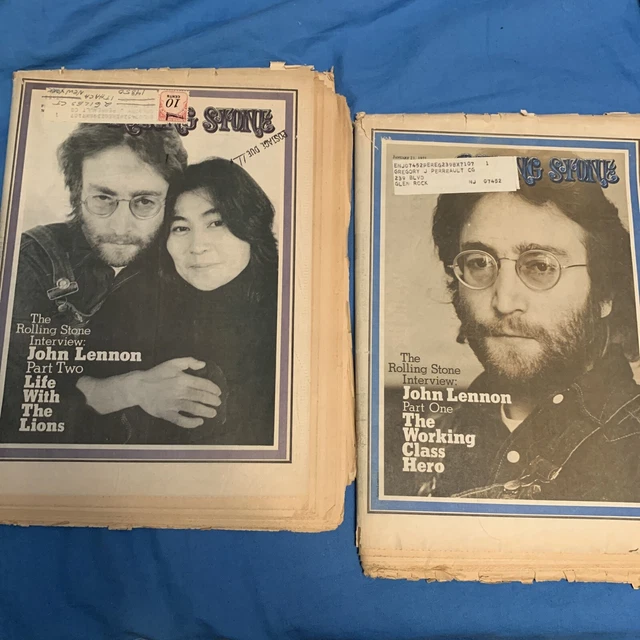 ROLLING STONE MAGAZINE Issue 74+75 John Lennon Interview Part 1+2 Jan