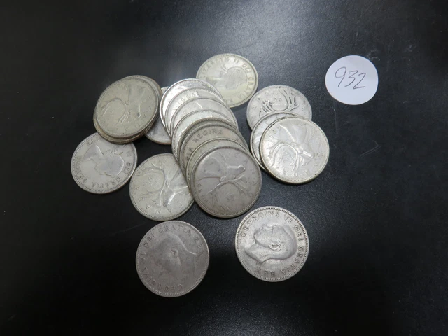 $5.00 Face Value 80% Silver Canadian 25 Cents