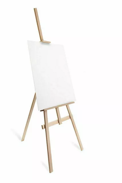 Cavalletto Treppiede Legno Stativo Quadro Artista Disegno Pittore Tela Pittura