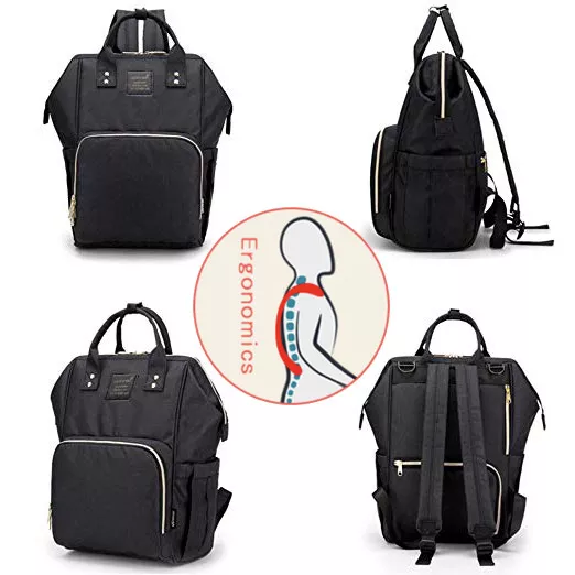 Living Traveling Share Baby Diaper Bag Multi-Function Travel Waterproof Backpack 2