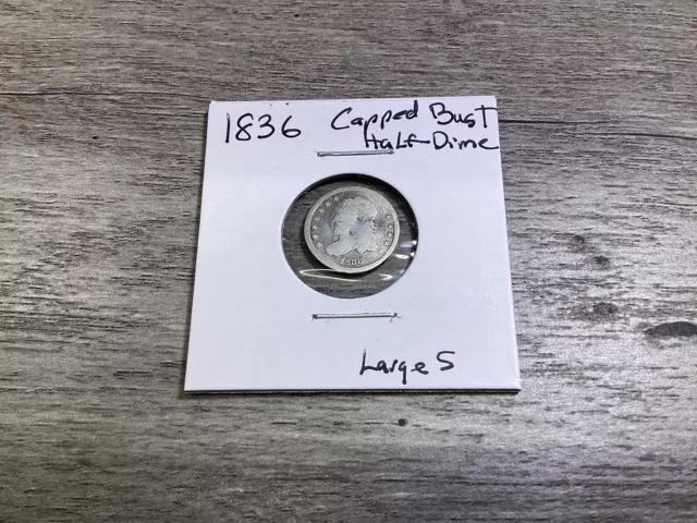 1836 Capped Bust Silver Half-Dime-Large 5-031124-0068