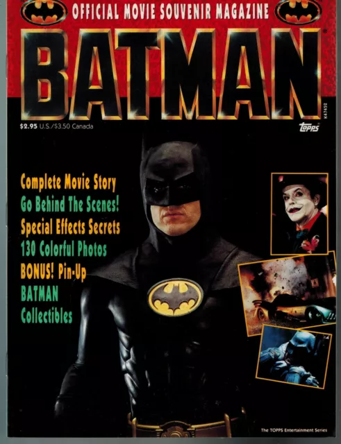 TOPPS 1989 BATMAN Official Movie Souvenir Magazine Investor 12x UNREAD CGC ALL