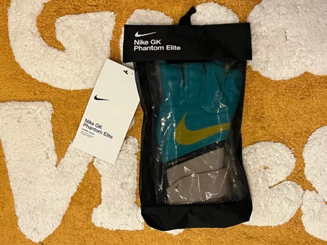 NEW Nike GK Phantom Elite Goalkeeper Gloves Polarized Blue Size 7 CN6724-445