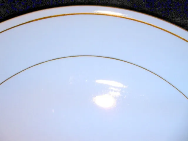 Tienshan "Classic Gold" Fine China. White with Gold Metallic Trim 3