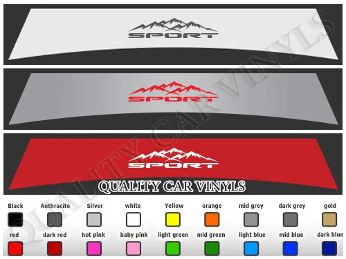 Custom Vinyl Car Sun Strip – Personalised Text, Any Colour, 140cm X 20cm