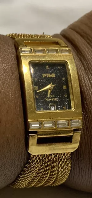 PRE OWNED PR G LUV Kush Collection Ladies Watch. 18K Gold