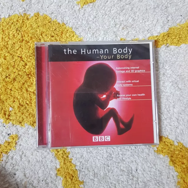 The Human Body Your Body BBC PC CD Win 95 Education 1998 Game Vintage Computer