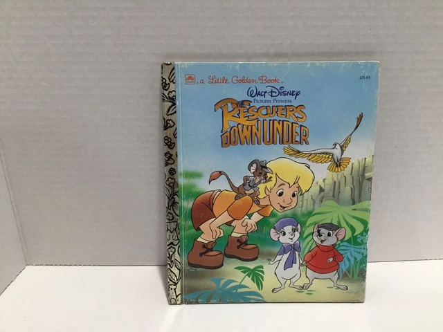 PETIT LIVRE D'OR Walt Disney The Rescuers Down Under 1990 édition EUR
