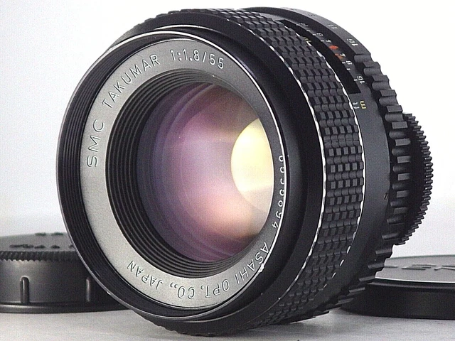 [NEAR MINT] PENTAX SMC TAKUMAR 55mm f1.8 Standard MF Lens M42 Japan JP SLR Asahi
