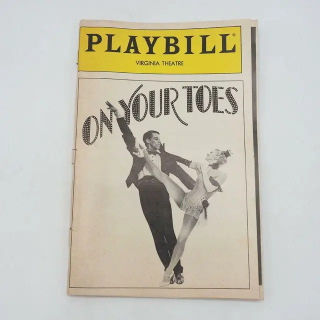 Vintage Playbill auf Ihrer Zehen Virginia Theater Oktober 1983