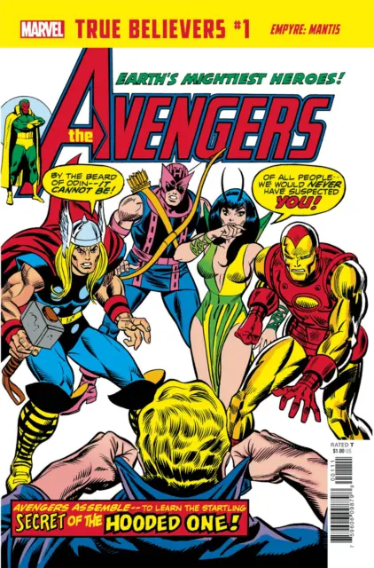 True Believers Empyre Mantis #1 () Marvel Comics Comic Book 2020