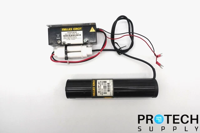 Melles Griot 05-LHP-401 Laser & 05-PSAE-829-045 Power Supply with WARRANTY