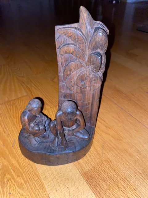 Rabeza african wood art 30's one of a kind piece Handmade madagaskar