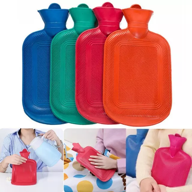 Rubber heat bottle heat therapy relaxation bag warm DE H4M1