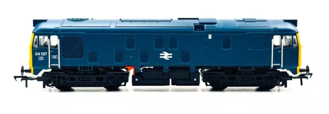 Bachmann 00 Gauge - 32-442 - Class 24/1 Diesel 24137 Br Blue Yellow Ends Boxed 2