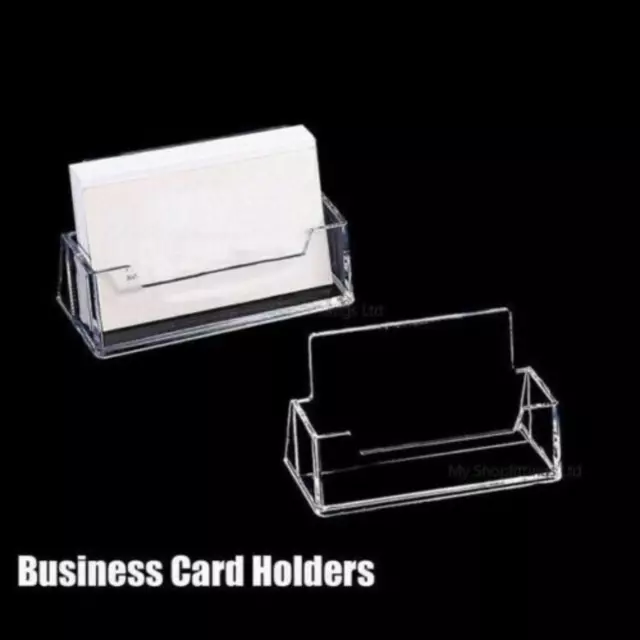 New Acrylic Landscape Business Card Holders Desktop Dispensers Display Stands