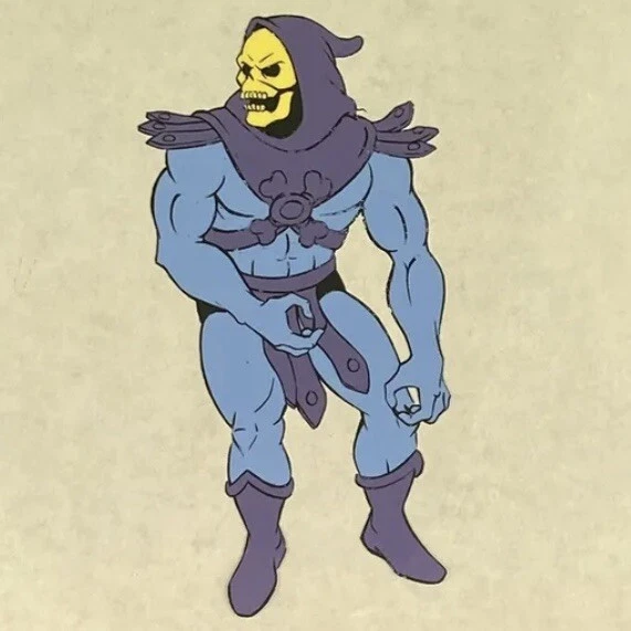 SKELETOR HAND 1983 Filmation Animation Cel He-Man & Masters Of The ...