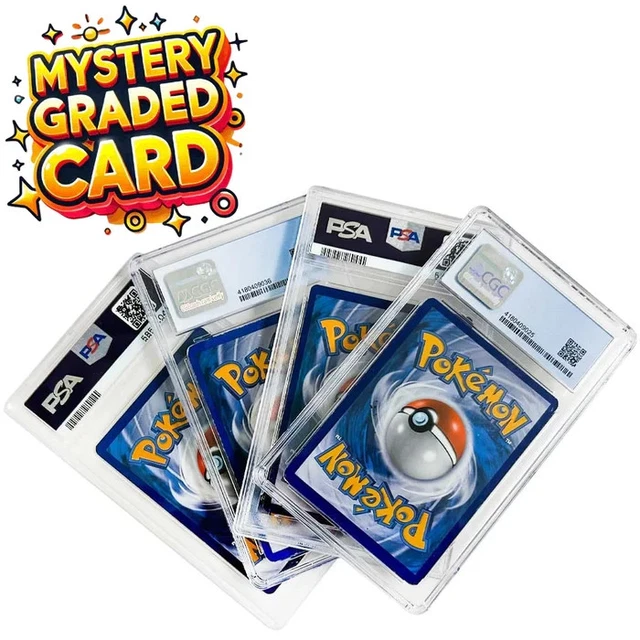 Mystery Graded Pokemon Card Slab - PSA 9 Blastoise Base Set - Chase Slab - Graded  Card Mystery Pokemon Slab
