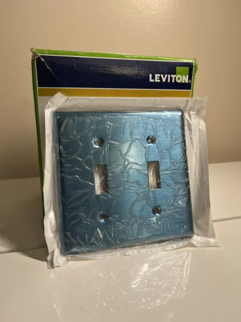 Leviton 10 PACk Stainless Steel 2-Gang Toggle Switchplate Cover 8400