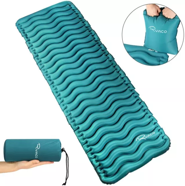 RYACO Matelas de Camping Gonflable, Tapis de Couchage Gonflable Coussin d'air