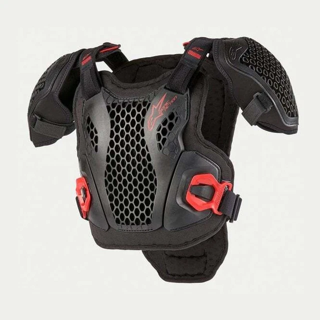 Alpinestars (MX24) Armatura giovanile, petto - azione bionica (nero/rosso)