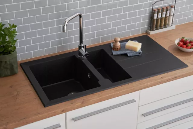 Cecipa max Évier de Cuisine 1 Bac 40x44cm - Évier Inox Encastré Brossé