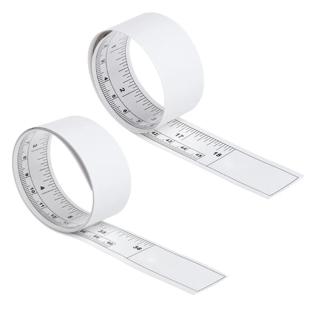 Double Scale Stick on Workbench Ruler Sticky Tape Measure for Work  Sewing