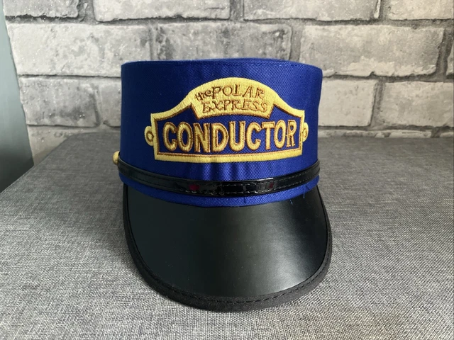 POLAR EXPRESS TRAIN Conductor Hat Cap - Warner Brothers Size Small ...