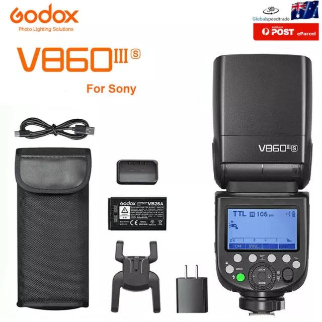 Godox V860III V860III-S TTL HSS Flash Speedlite Bult-in Battery For Sony Camera