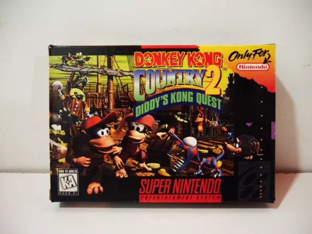 Donkey Kong Country 2 Super NES Nintendo SNES NTSC USA