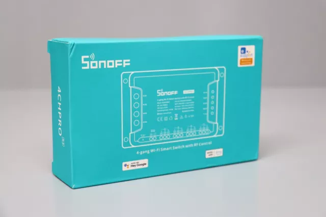 SONOFF 4CH PRO R3 WiFi Smart Schalter WLAN 4 Wege Switch APP-Steuerung Weiß NEU