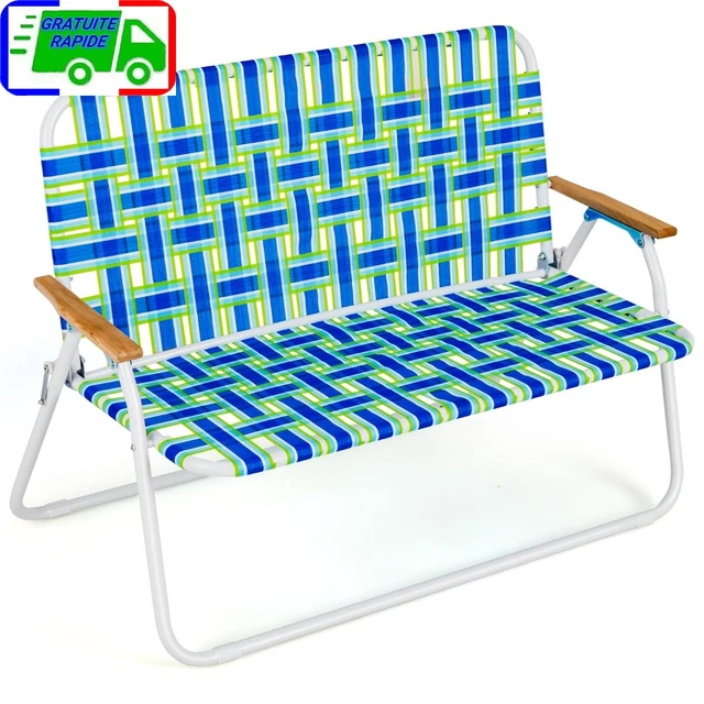 Chaise De Camping Pliante Younker Camp - Noire - Capacité 120 Kg - NEUVE