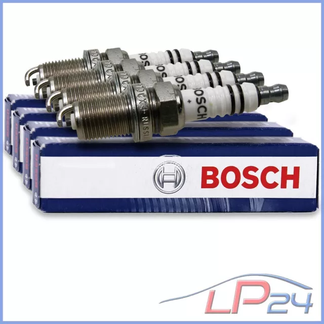 4x BOSCH BOUGIE D'ALLUMAGE SUPER PLUS POUR DAEWOO ESPERO 1.5 16V KALOS 1.4 03-05