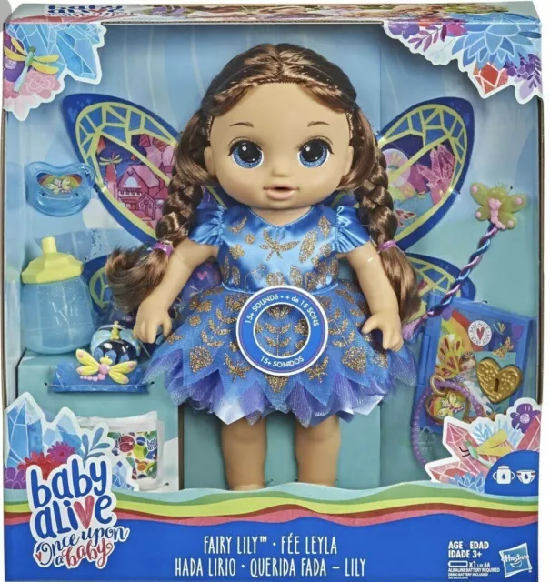 Baby Alive Once Upon a Baby: FAIRY Doll Lily. Kohl’s Exclusive 2020 Doll E 5253
