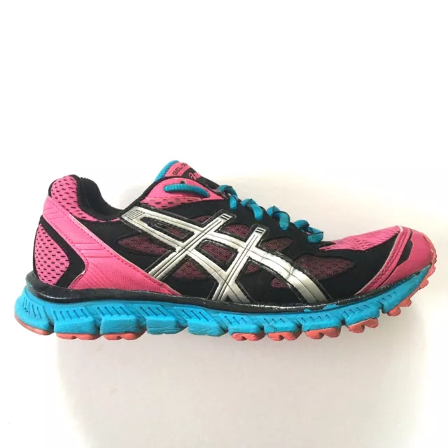 Asics Shoes Womens Size 7 Black Pink Gel-Scram Athletic Lace Up Running Sneakers