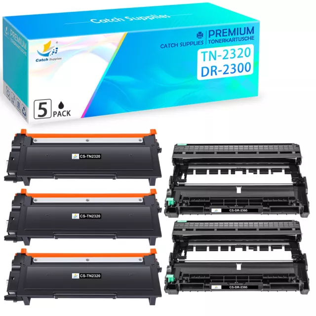 Lot TN2320 Toner DR2300 Drum Fits for Brother DCP-L2340DW HL-L2300D HL-L2360DN