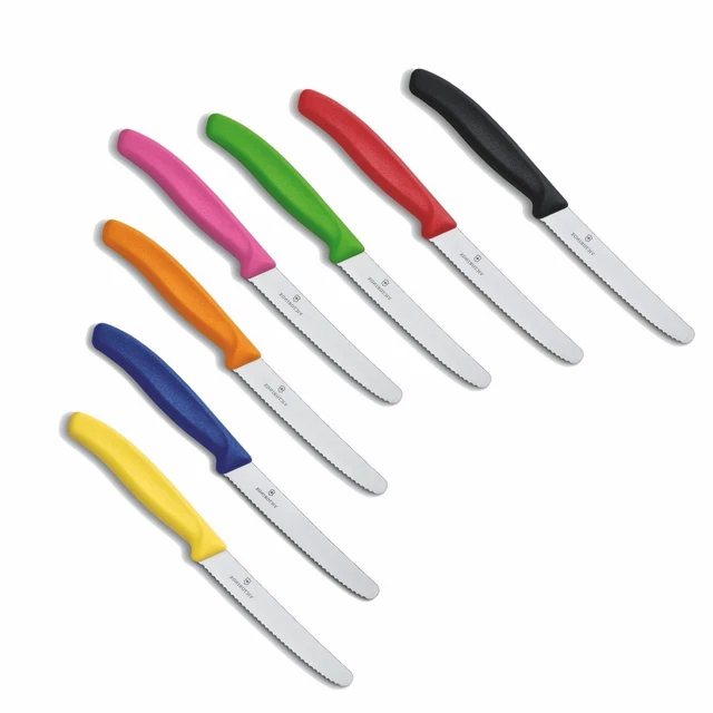 6 Stück Victorinox Tomatenmesser Messer Küchenmesser Gemüsemesser div Farben