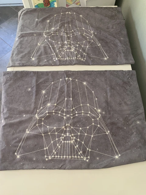 Juego completo de fundas de almohada planas/ajustables de la trilogía Jay Franco & Son de Star Wars