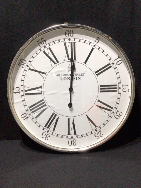 extra-large-silver-49-bond-street-london-clock-68cm-15-00-picclick-uk