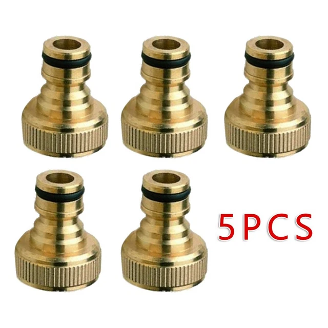3/4 "Bis 1/2" ZOLL Verbinder Wasserhahn Adapter Haus Haushalt 5 STÜCKE